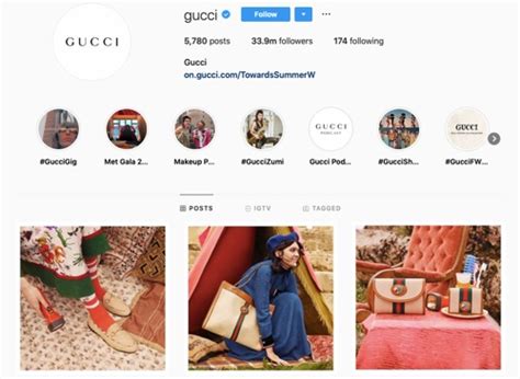 tv Gucci instagram